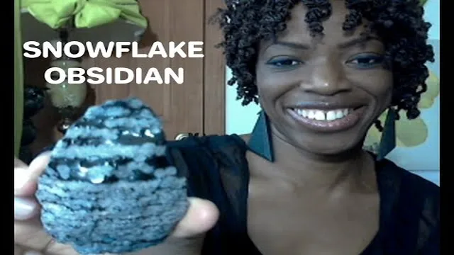 SNOWFLAKE Obsidian: Powerful Grounding Crystal For Heated & Unexpected Situations!